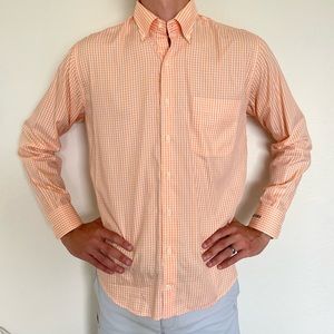 Peter Millar Crown Soft Button Down Light Orange